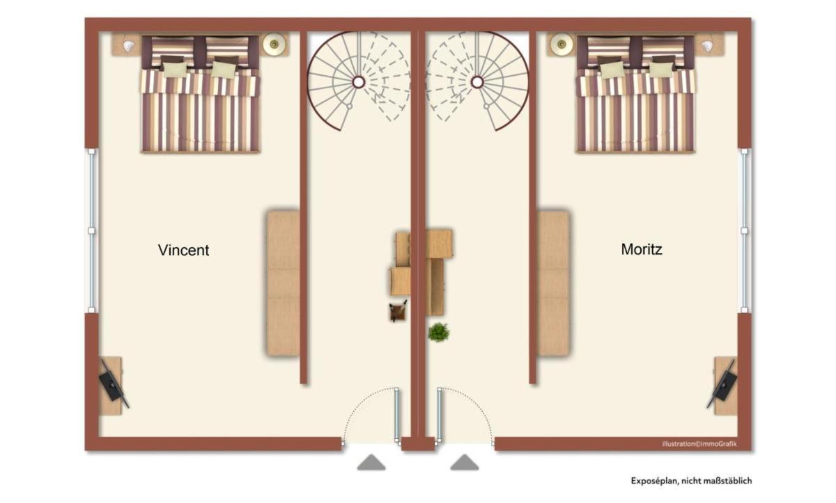 Apartament Haus Vier Freunde, Vincent Rostock Zewnętrze zdjęcie